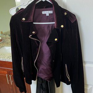 dark purple jacket
